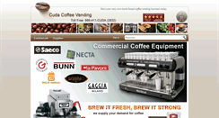 Desktop Screenshot of cudacoffeevending.com